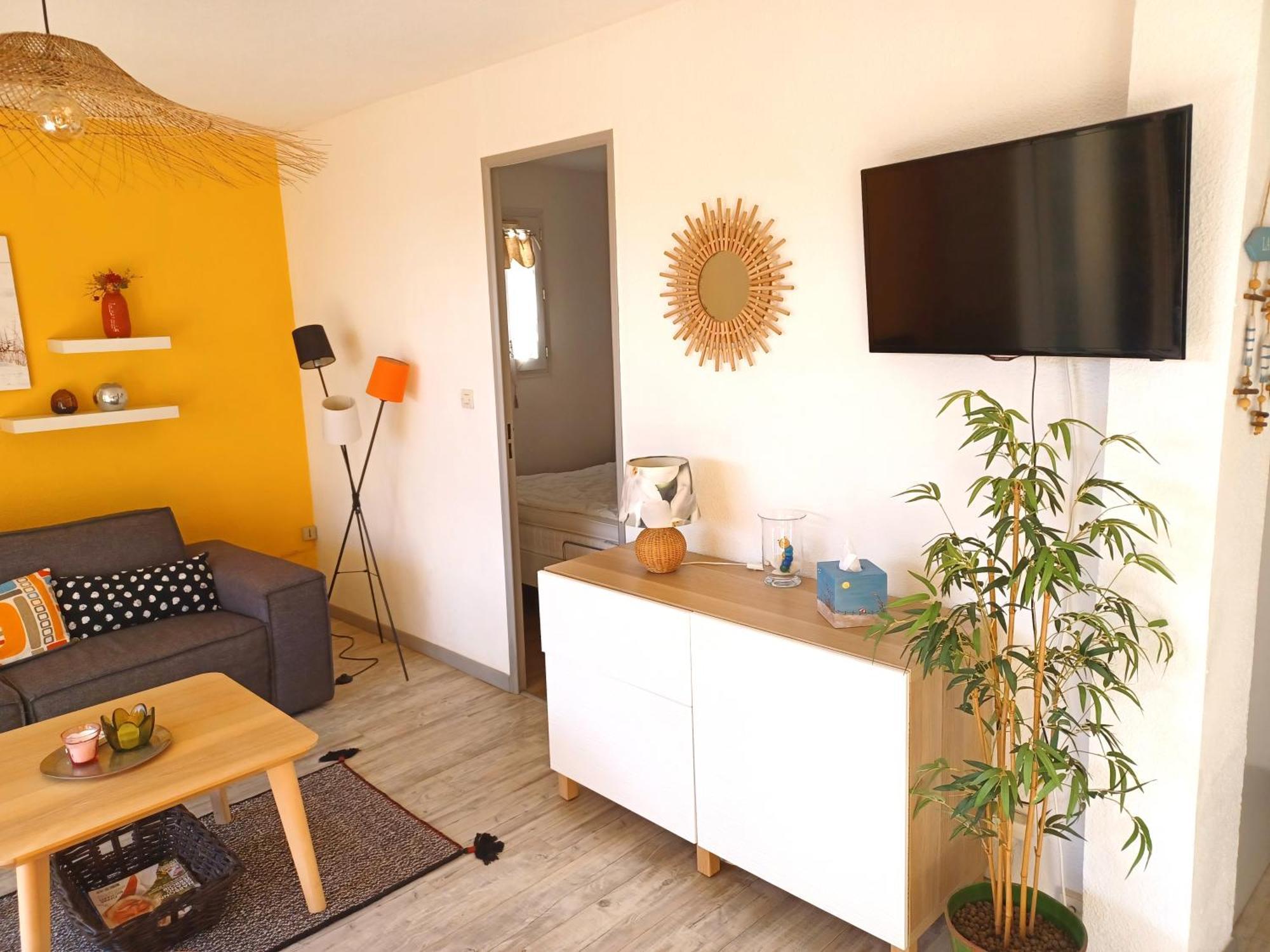 Plain-Pied Jardin 6 Personnes Clim Vue Mer Parking Wifi Terrasse Piscine Dans La Residence Saint-Pierre-la-Mer  외부 사진