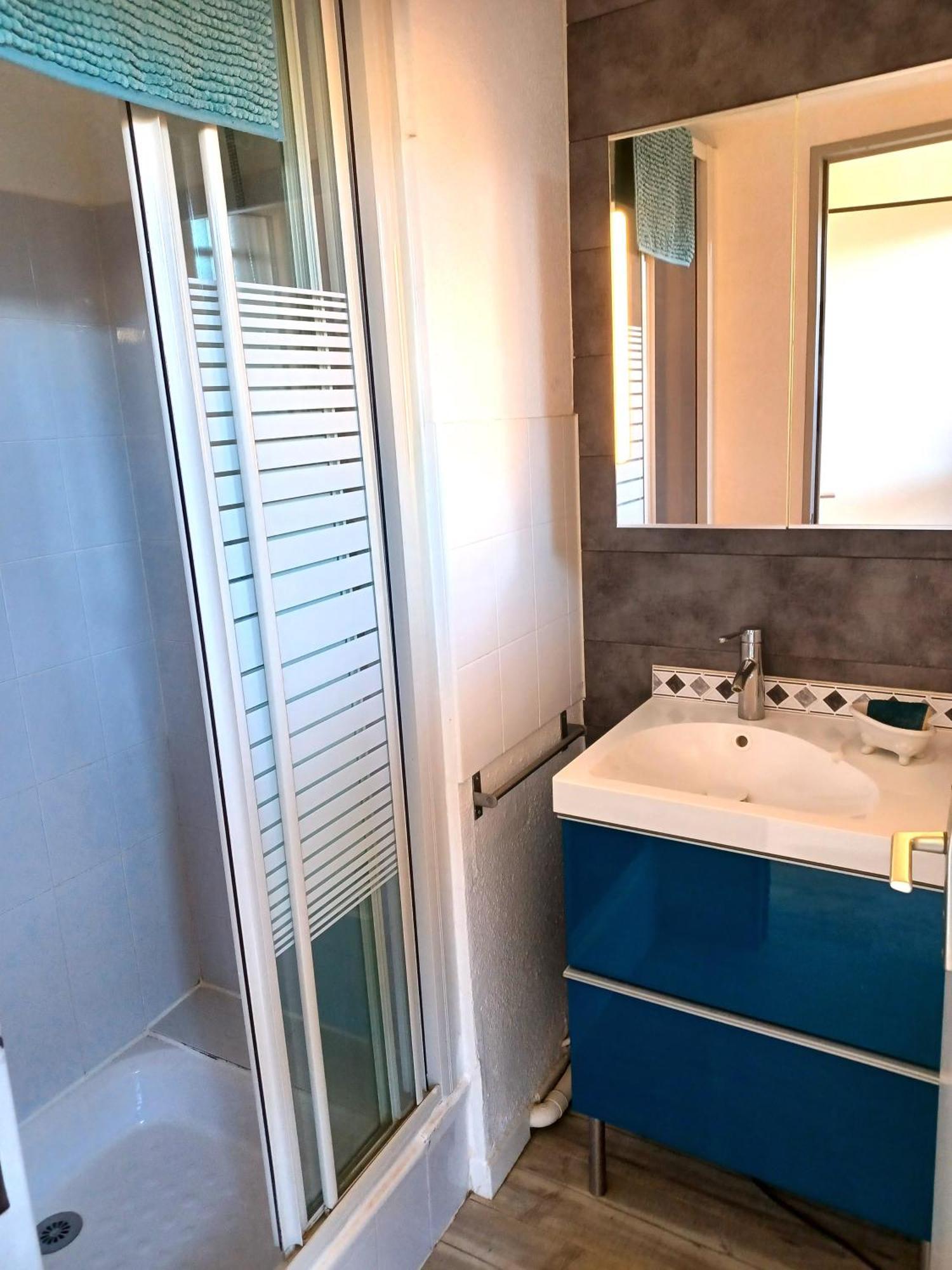Plain-Pied Jardin 6 Personnes Clim Vue Mer Parking Wifi Terrasse Piscine Dans La Residence Saint-Pierre-la-Mer  외부 사진