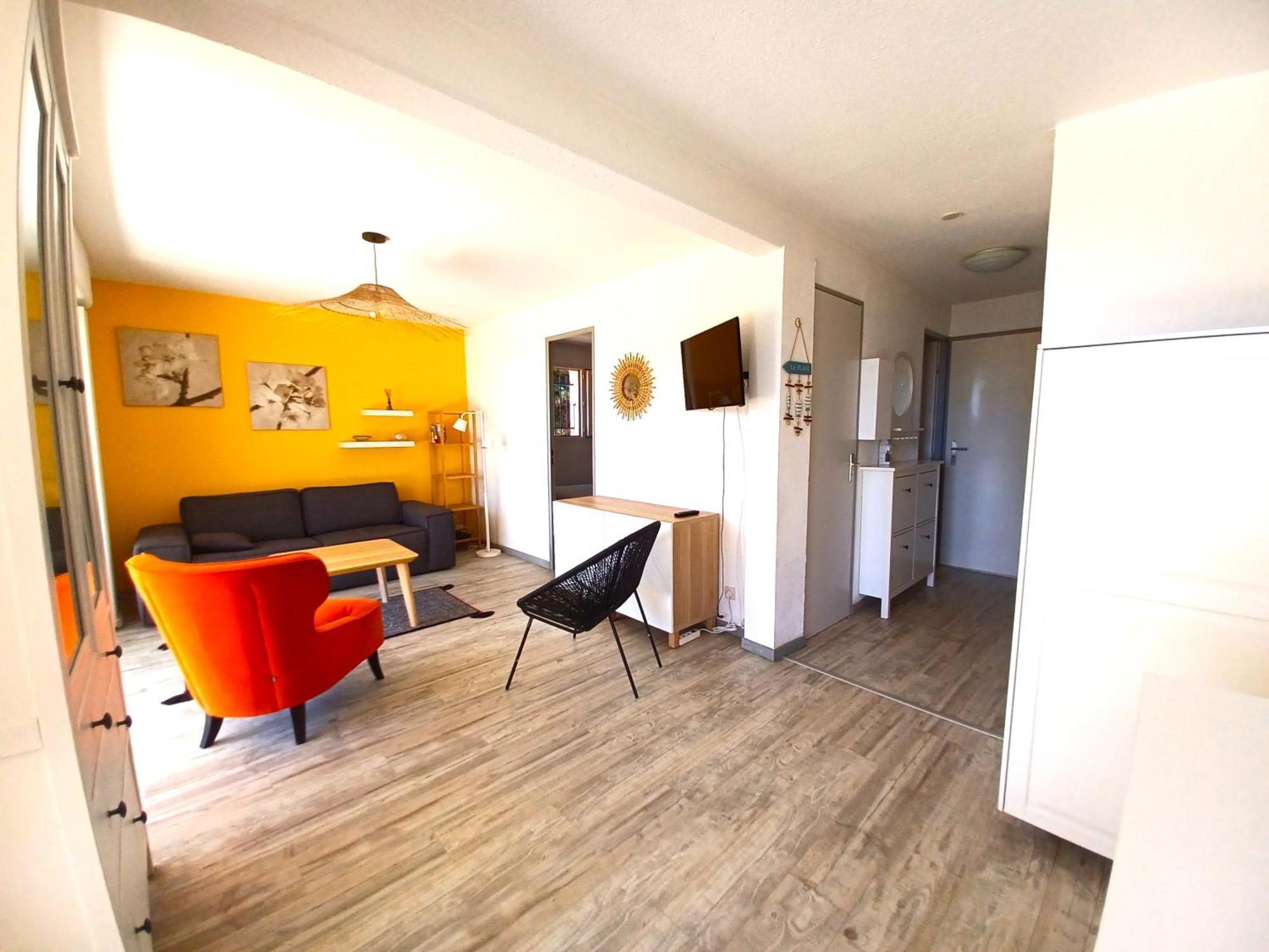 Plain-Pied Jardin 6 Personnes Clim Vue Mer Parking Wifi Terrasse Piscine Dans La Residence Saint-Pierre-la-Mer  외부 사진