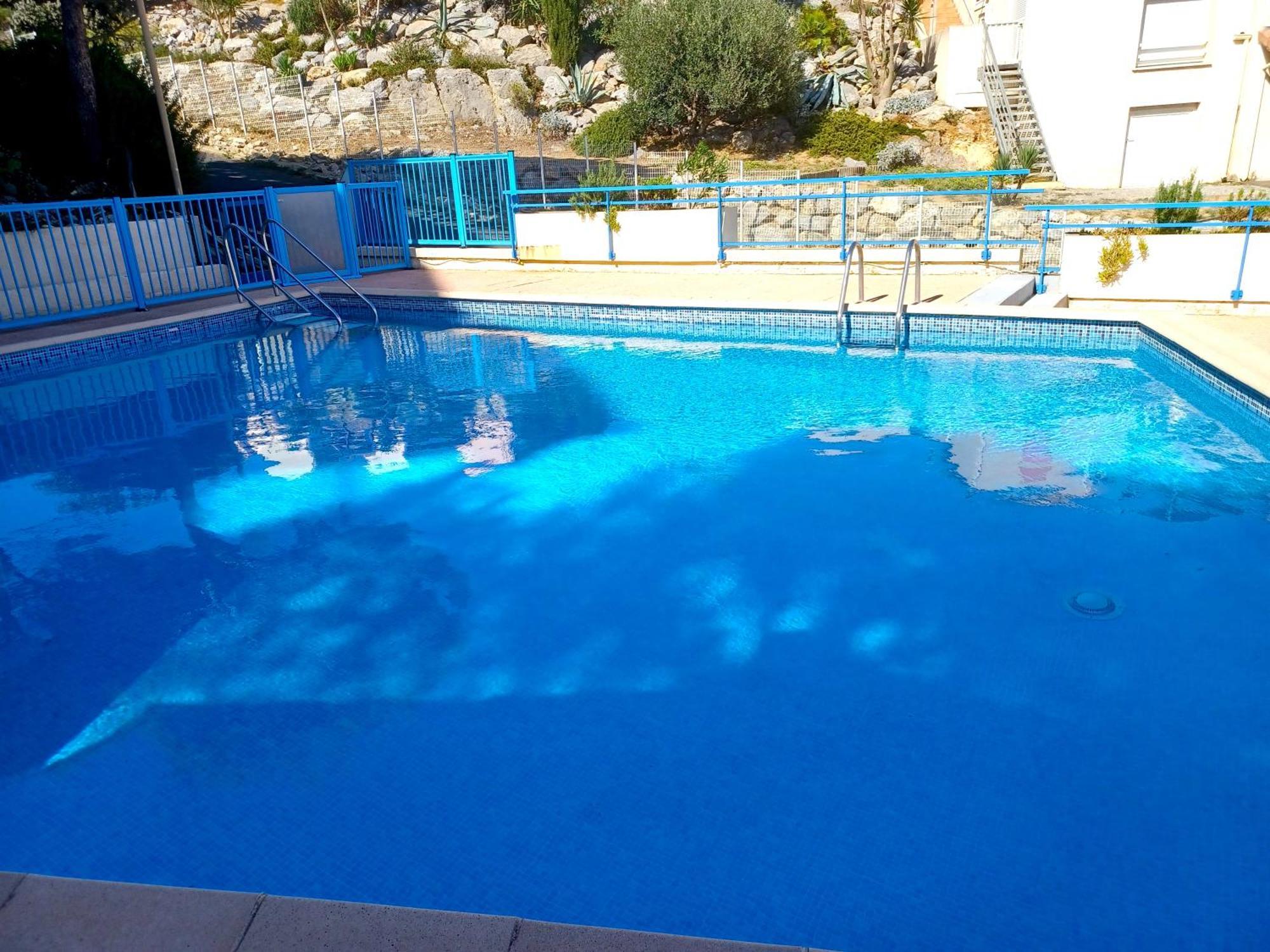 Plain-Pied Jardin 6 Personnes Clim Vue Mer Parking Wifi Terrasse Piscine Dans La Residence Saint-Pierre-la-Mer  외부 사진